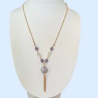 Bijoux | Collier chaîne doré avec pendentif en forme de boule