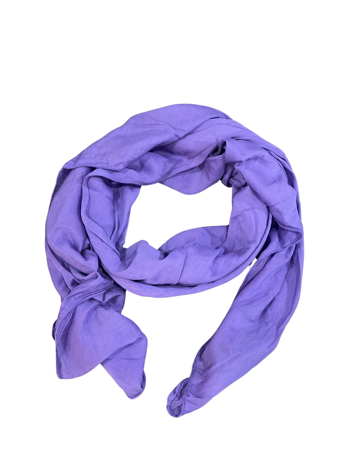 Foulard mauve 20% soie