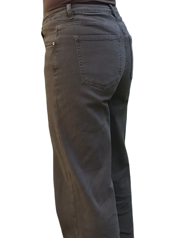 Pantalon brun 28 pouces de jambe avec revers