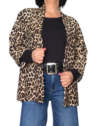 Veston léopard beige, noir et brun(Livraison 27 novembre)